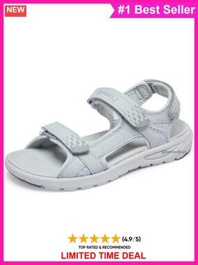 Women's Waterproof Hiking Sandals Lightweight Athletic Beach Shoes